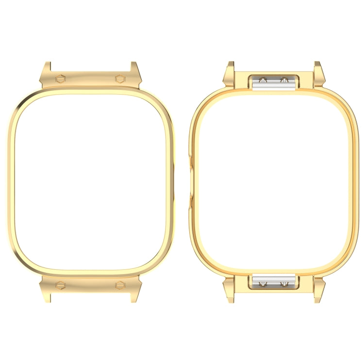 For CMF Watch Pro D395 20mm Metal Frame Watch Protective Case(Gold) - Watch Case by PMC Jewellery | Online Shopping South Africa | PMC Jewellery