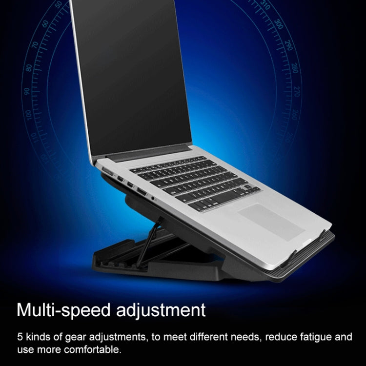 ICE COOREL Notebook Computer Base Speed Control Silent Six-fan Cooling Holder Cooling Rack, Style: Premium Edition(Charm Powder) - Laptop Stand by PMC Jewellery | Online Shopping South Africa | PMC Jewellery | Buy Now Pay Later Mobicred