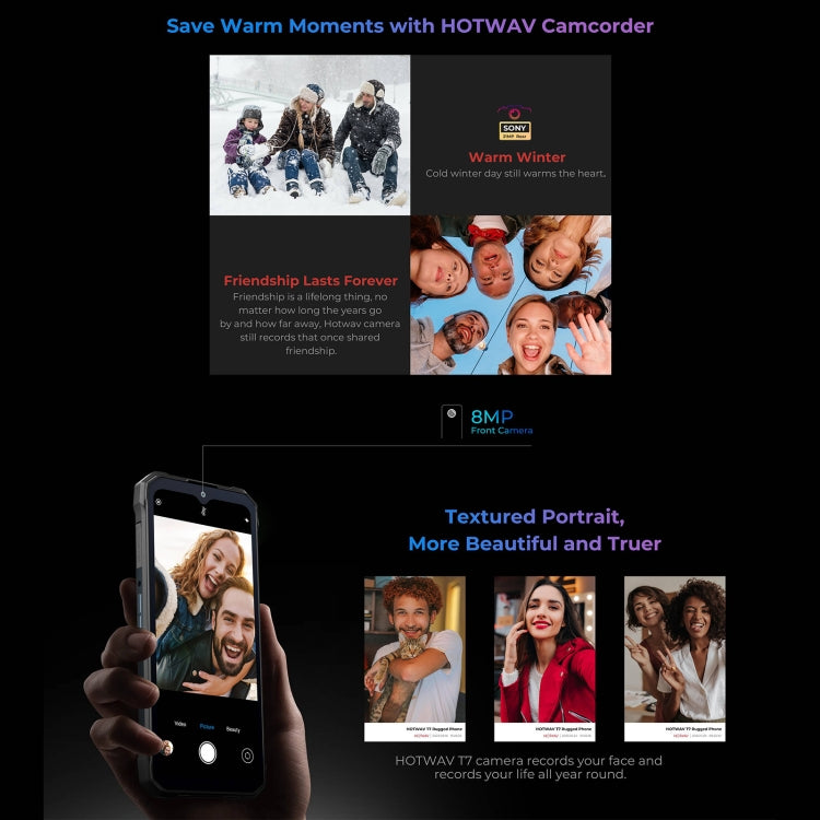 HOTWAV T7 Rugged Phone, 4GB+128GB, 6280mAh, 6.52 inch Android 13 MT8788 Octa Core, Network: 4G, OTG(Red) - free shipping - PMC TechLife - Order now!