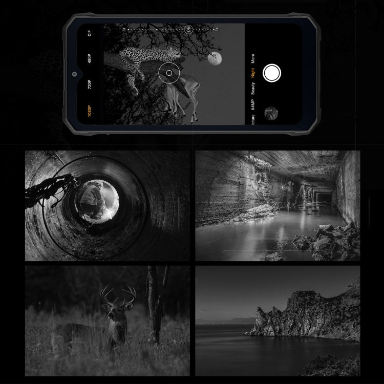 HOTWAV W11 Rugged Phone, 6GB+256GB, Night Vision, 20800mAh, 6.6 inch Android 13 MT8788 Octa Core, Network: 4G, OTG(Cosmic Black) - free shipping - PMC TechLife - Order now!