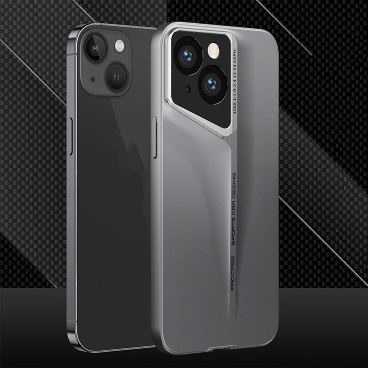 For iPhone 15 GKK Blade Ultra-thin Full Coverage Phone Case(Grey) - iPhone 15 Cases by GKK | Online Shopping South Africa | PMC Jewellery | Buy Now Pay Later Mobicred