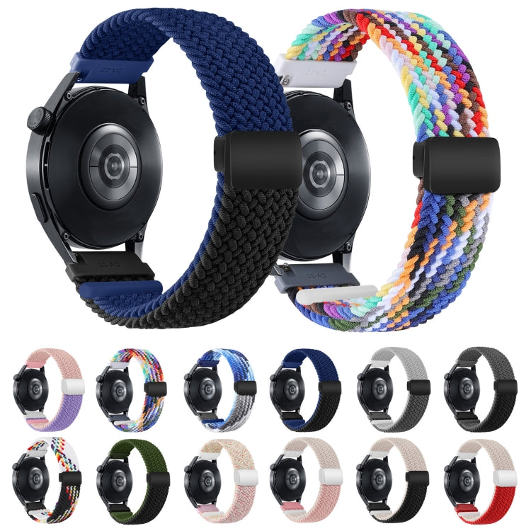 20mm Two-color Magnetic Braided Nylon Watch Band(Colorful Denim) - free shipping - PMC TechLife - Order now!