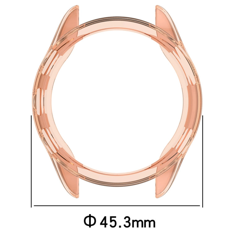 For Garmin Forerunner 165 / 165 Music Half Pack Hollow TPU Watch Protective Case(Transparent) - Watch Cases by PMC Jewellery | Online Shopping South Africa | PMC Jewellery