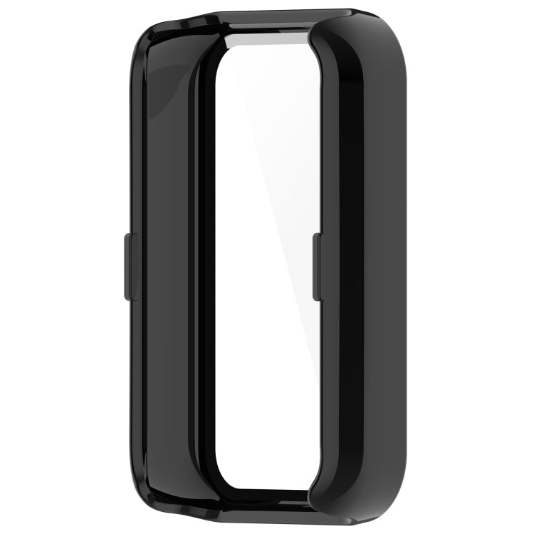 For Honor Band 9 PC + Tempered Film Integrated Watch Protective Case(Black) - Watch Cases by PMC TechLife | Online Shopping South Africa | PMC TechLife