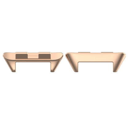 For Honor Band 9 1 Pair Stainless Steel Metal Watch Band Connector(Rose Gold) - Other Accessories by PMC Jewellery | Online Shopping South Africa | PMC Jewellery