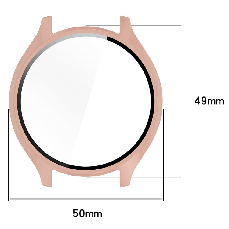 For Xiaomi Watch 2 PC + Tempered Film Integrated Watch Protective Case(Ivory White) - Watch Cases by PMC TechLife | Online Shopping South Africa | PMC TechLife
