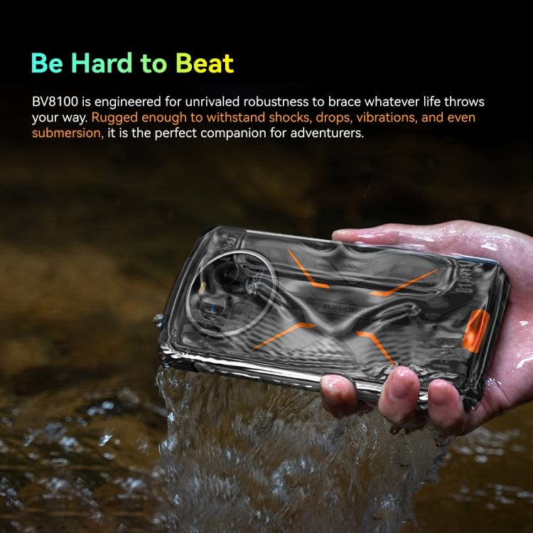 [HK Warehouse] Blackview BV8100 Rugged Phone, 8GB+256GB, 6.5 inch Android 14 MediaTek Helio G99 Octa Core up to 2.2GHz, Network: 4G, NFC, OTG(Black) - Blackview by Blackview | Online Shopping South Africa | PMC Jewellery