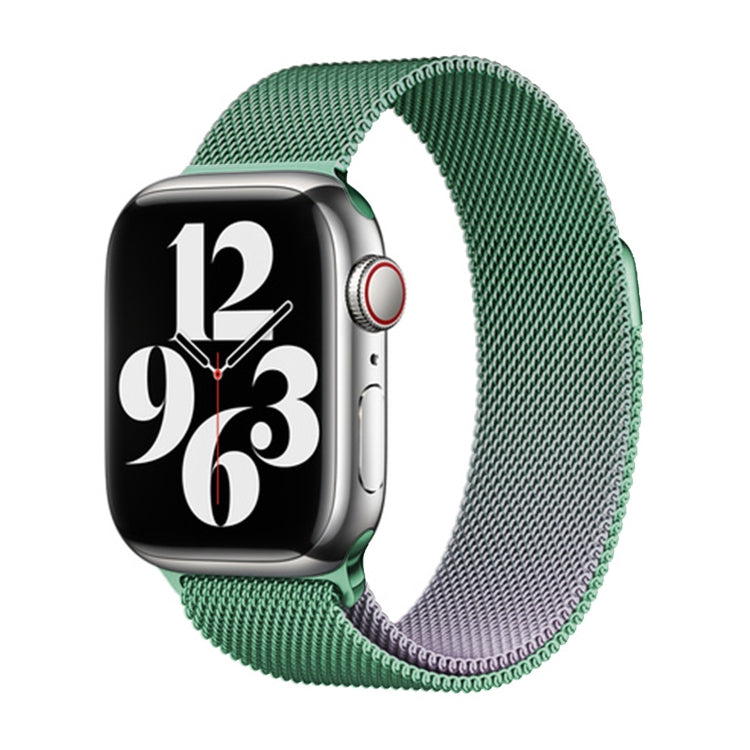 For Apple Watch SE 2023 40mm Milan Gradient Loop Magnetic Buckle Watch Band(Light Violet) - Watch Bands by PMC TechLife | Online Shopping South Africa | PMC TechLife