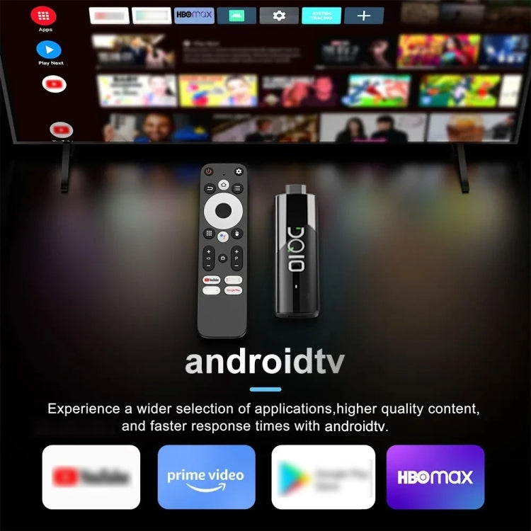 LEMFO DQ10 Allwinner H618 Quad Core ARM Cortex A53 8K HD Android TV Stick, RAM:2GB+16GB(UK Plug) - Android TV Sticks by LEMFO | Online Shopping South Africa | PMC Jewellery | Buy Now Pay Later Mobicred