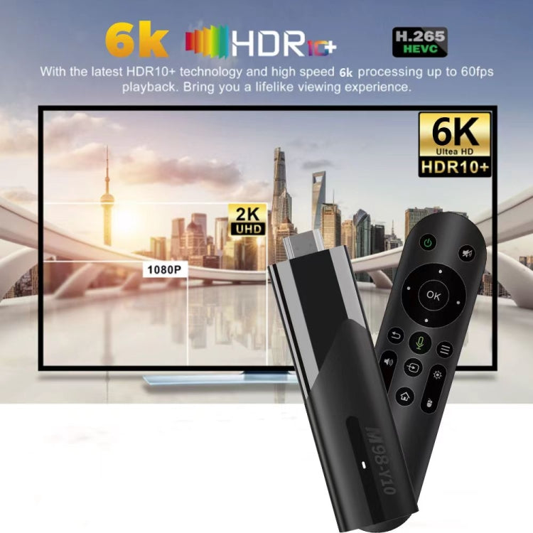 M98-Y10 Allwinner H618 Quad-Core ARM Cortex A53 6K HD Android TV Stick, RAM:2GB+16GB(EU Plug) - Android TV Sticks by PMC Jewellery | Online Shopping South Africa | PMC Jewellery | Buy Now Pay Later Mobicred