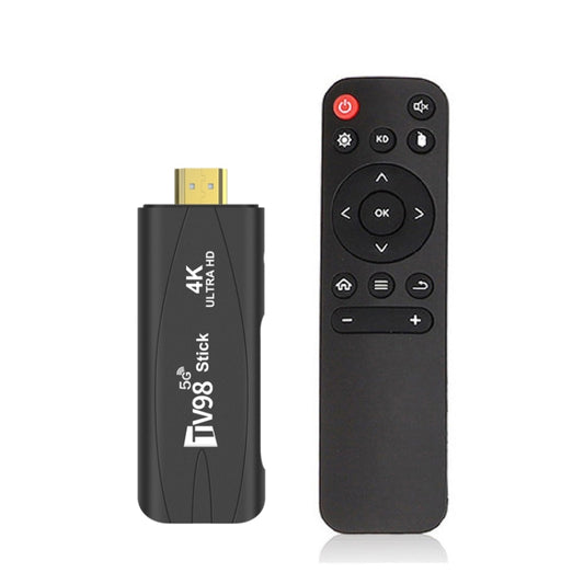 TV98 Rockchip 3228A Quad Core 4K HD Bluetooth Android TV Stick, RAM:4GB+32GB(US Plug) - Android TV Sticks by PMC Jewellery | Online Shopping South Africa | PMC Jewellery | Buy Now Pay Later Mobicred