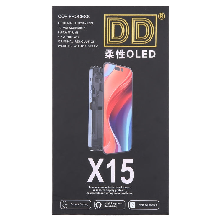 For iPhone 15 Soft DD OLED LCD Screen with Digitizer Full Assembly - LCD Related Parts by PMC Jewellery | Online Shopping South Africa | PMC Jewellery