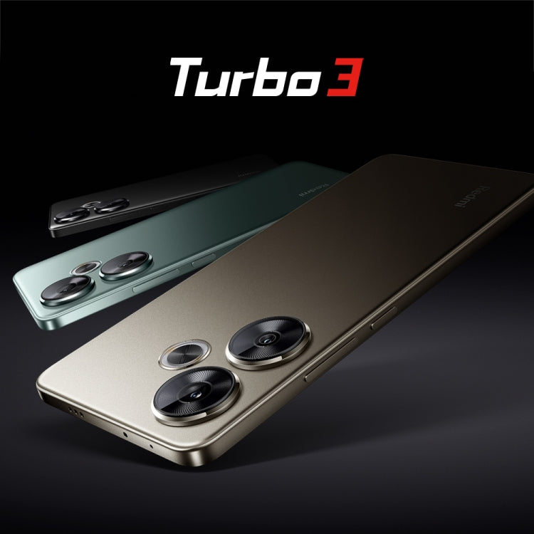 Xiaomi Redmi Turbo 3, 12GB+512GB, 6.67 inch Xiaomi HyperOS Snapdragon 8s Gen 3 Octa Core 3.0GHz, NFC, Network: 5G, Support Google Play(Green) - free shipping - PMC TechLife - Order now!