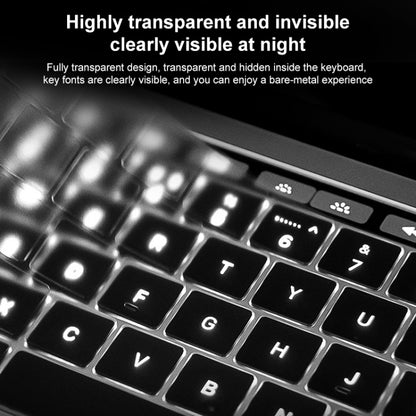 For MacBook Pro 13.3 inch 2020 ZGA Contact Invisible TPU Keyboard Protective Film - Keyboard Protector by ZGA | Online Shopping South Africa | PMC Jewellery | Buy Now Pay Later Mobicred