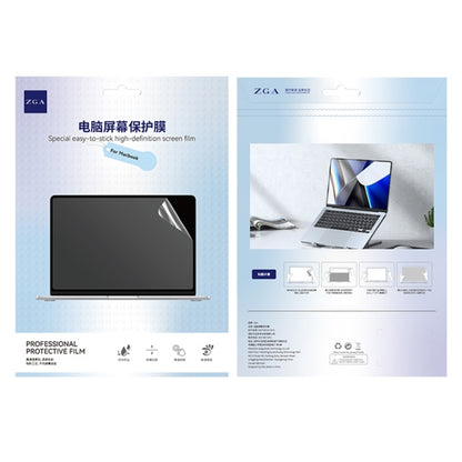 For MacBook Pro 14.2 inch 2021 ZGA Clear HD PET Laptop Screen Protector - Keyboard Protector by ZGA | Online Shopping South Africa | PMC Jewellery | Buy Now Pay Later Mobicred