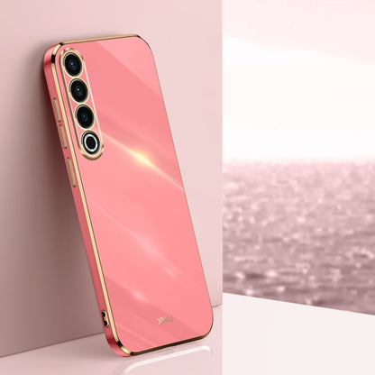 For Meizu 20 Pro 5G XINLI Straight Edge 6D Electroplate TPU Phone Case(Hawthorn Red) - Meizu by XINLI | Online Shopping South Africa | PMC Jewellery | Buy Now Pay Later Mobicred