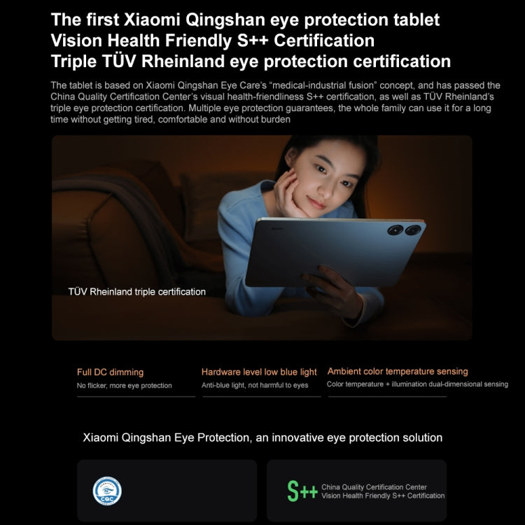 Xiaomi Redmi Pad Pro 12.1 inch Tablet PC, 8GB+256GB, HyperOS Qualcomm Snapdragon 7s Gen2 Octa Core, 10000mAh Battery(Cyan) - free shipping - PMC TechLife - Order now!