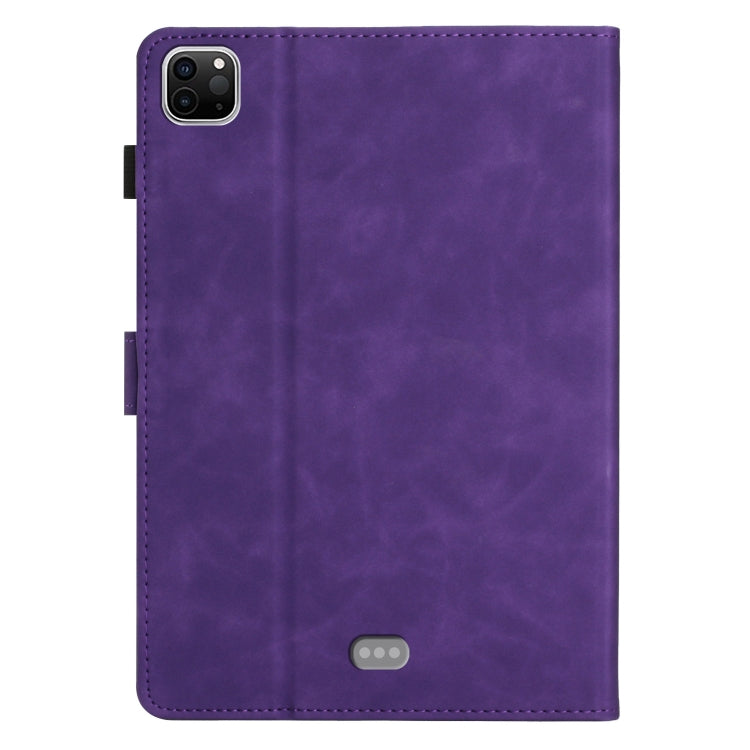 For iPad Pro 11 2024 Coconut Tree Embossed Smart Leather Tablet Case(Purple) - iPad Pro 11 2024 Cases by PMC Jewellery | Online Shopping South Africa | PMC Jewellery | Buy Now Pay Later Mobicred