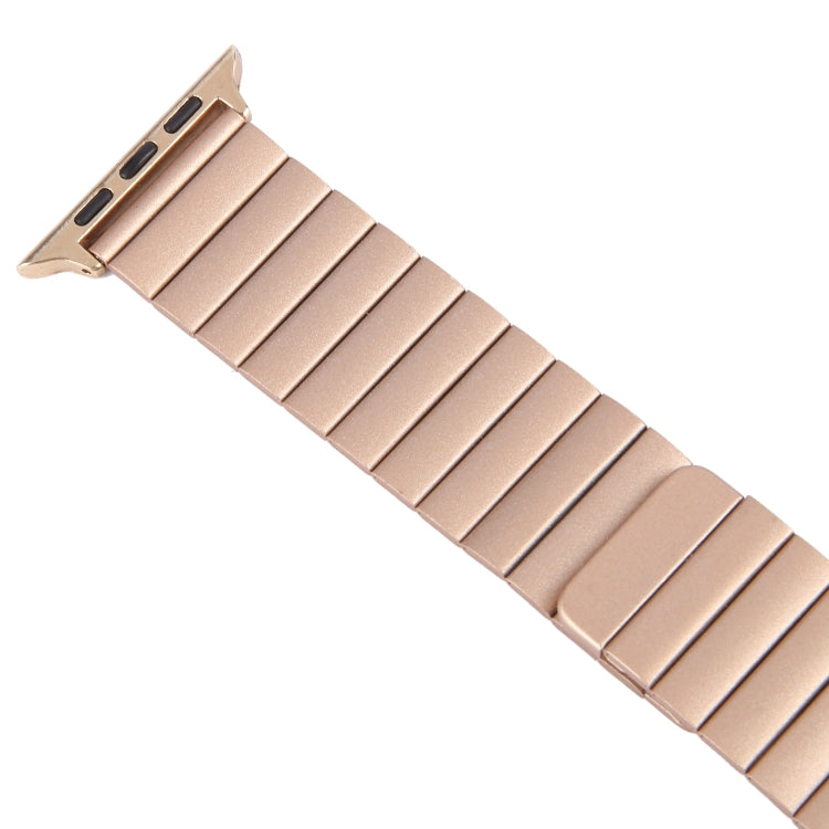For Apple Watch SE 2023 40mm Bamboo Stainless Steel Magnetic Watch Band(Rose Gold) - free shipping - PMC TechLife - Order now!