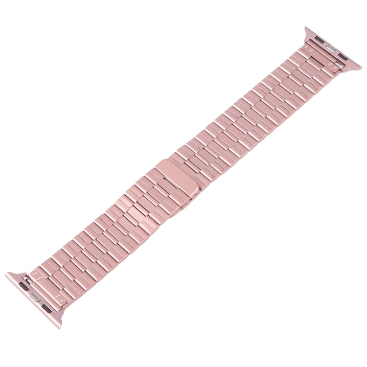 For Apple Watch Series 8 41mm Bamboo Stainless Steel Magnetic Watch Band(Pink) - free shipping - PMC TechLife - Order now!