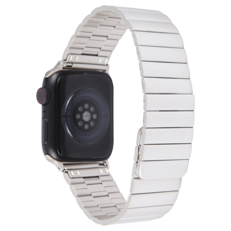 For Apple Watch Series 6 40mm Bamboo Stainless Steel Magnetic Watch Band(Starlight) - free shipping - PMC TechLife - Order now!