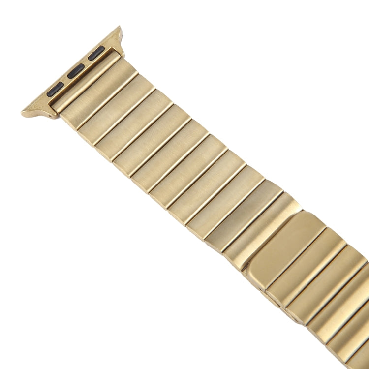 For Apple Watch Series 5 40mm Bamboo Stainless Steel Magnetic Watch Band(Gold) - free shipping - PMC TechLife - Order now!