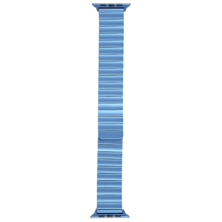 For Apple Watch Series 5 40mm Bamboo Stainless Steel Magnetic Watch Band(Blue) - free shipping - PMC TechLife - Order now!
