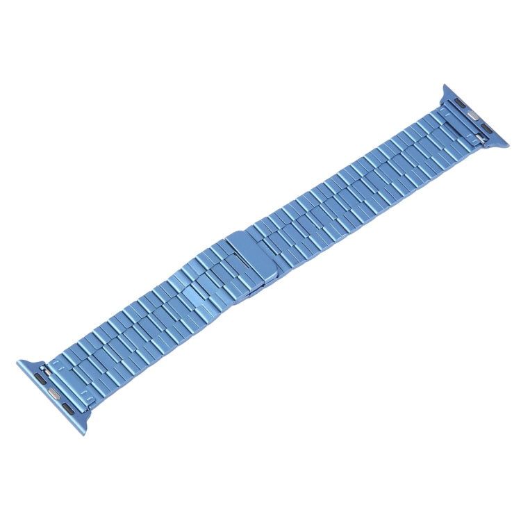 For Apple Watch Series 4 44mm Bamboo Stainless Steel Magnetic Watch Band(Blue) - free shipping - PMC TechLife - Order now!