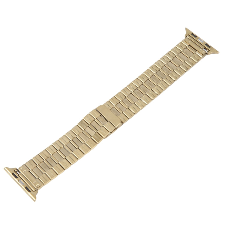 For Apple Watch Series 4 40mm Bamboo Stainless Steel Magnetic Watch Band(Gold) - free shipping - PMC TechLife - Order now!