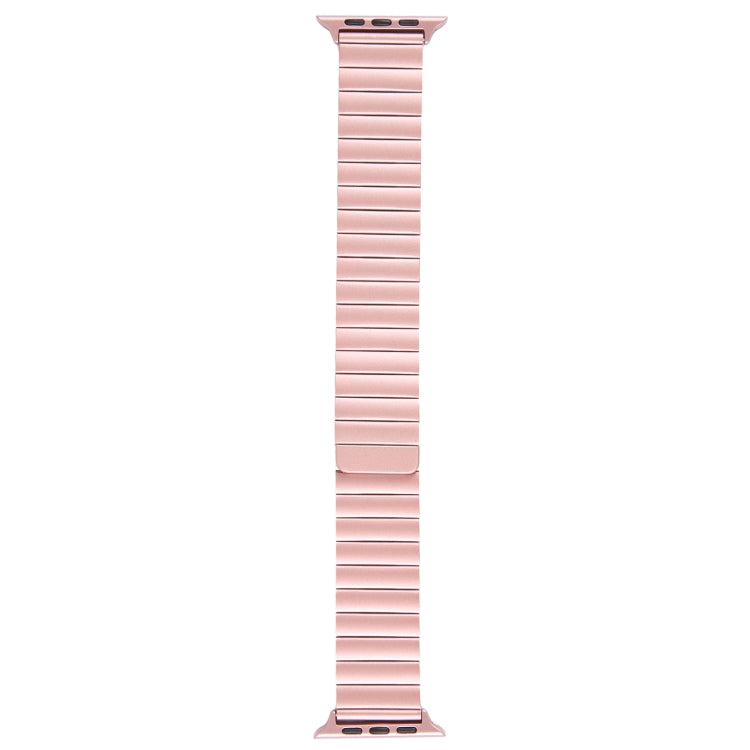 For Apple Watch Series 4 40mm Bamboo Stainless Steel Magnetic Watch Band(Pink) - free shipping - PMC TechLife - Order now!