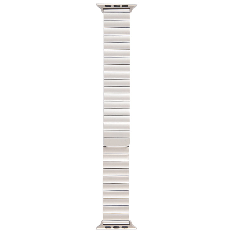 For Apple Watch Series 3 42mm Bamboo Stainless Steel Magnetic Watch Band(Starlight) - free shipping - PMC TechLife - Order now!
