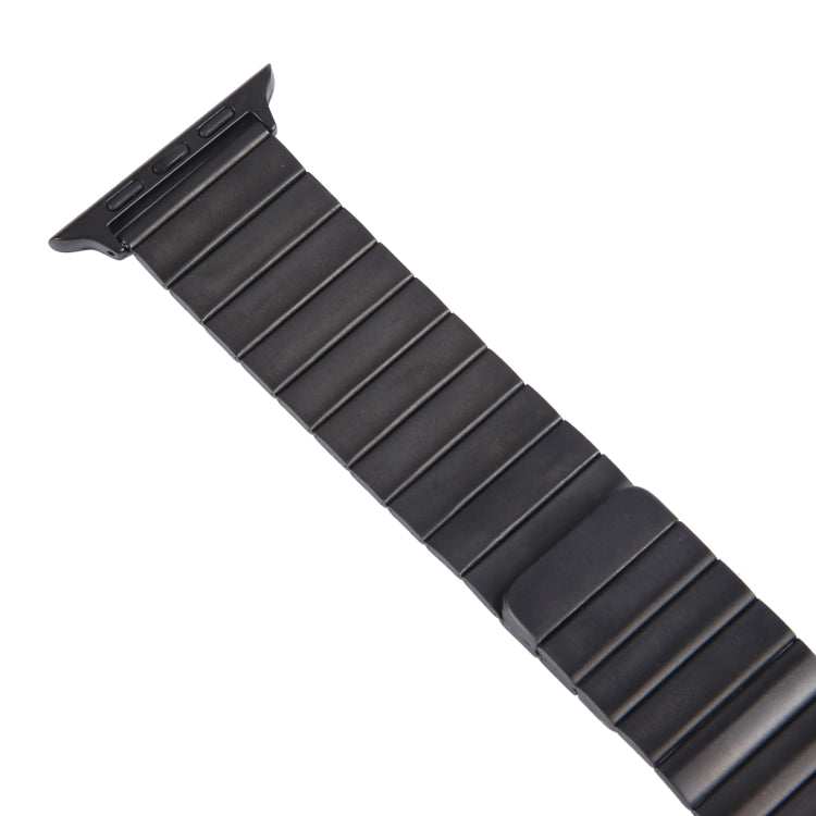 For Apple Watch 38mm Bamboo Stainless Steel Magnetic Watch Band(Black) - free shipping - PMC TechLife - Order now!