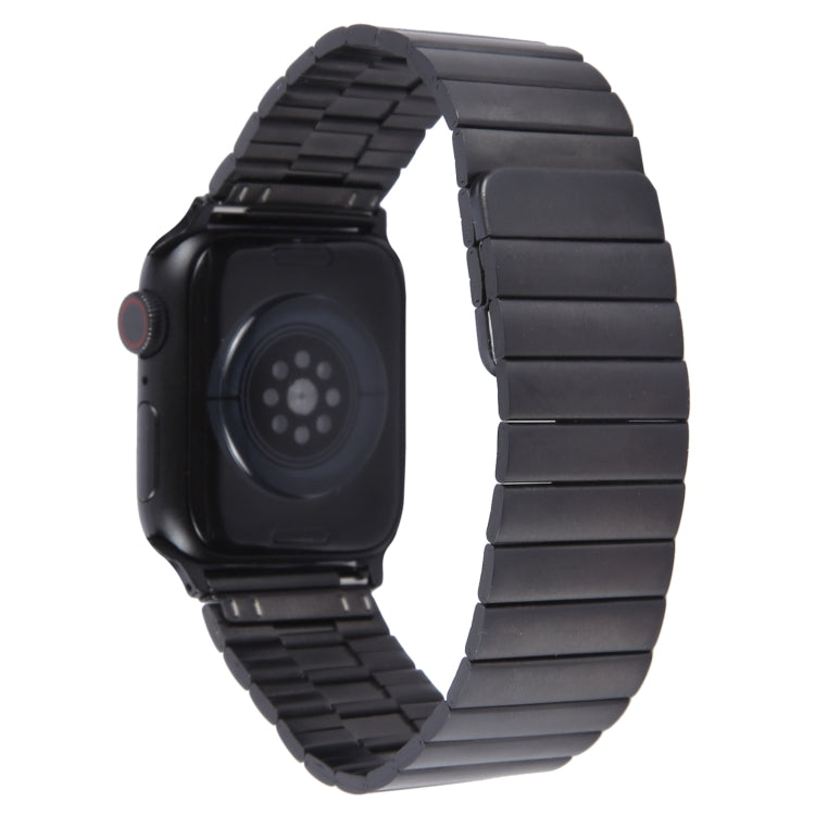 For Apple Watch 38mm Bamboo Stainless Steel Magnetic Watch Band(Black) - free shipping - PMC TechLife - Order now!