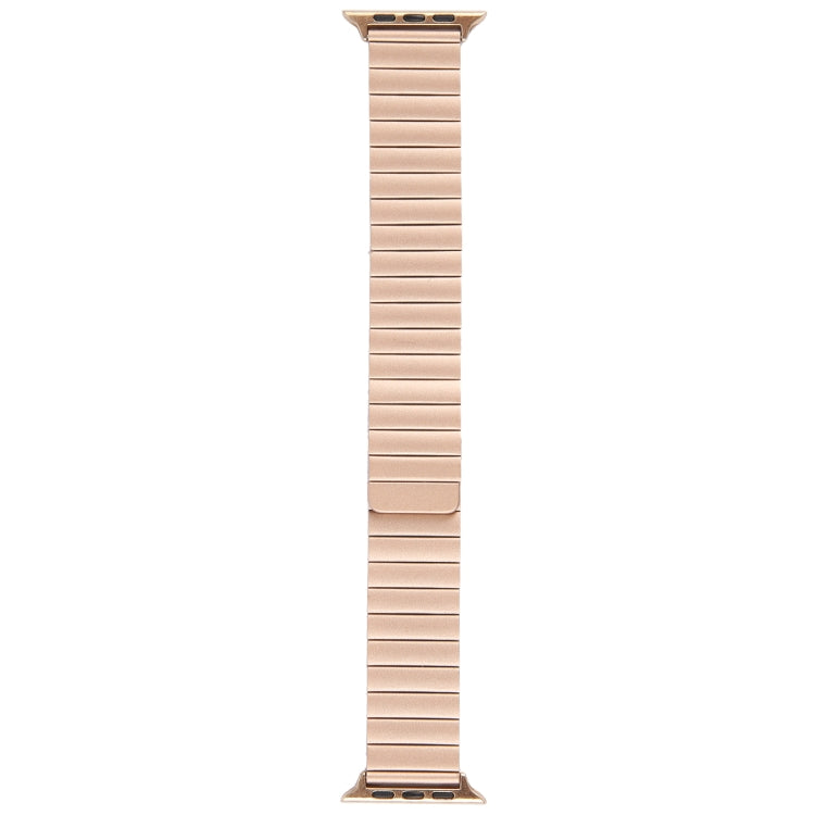 For Apple Watch 38mm Bamboo Stainless Steel Magnetic Watch Band(Rose Gold) - free shipping - PMC TechLife - Order now!