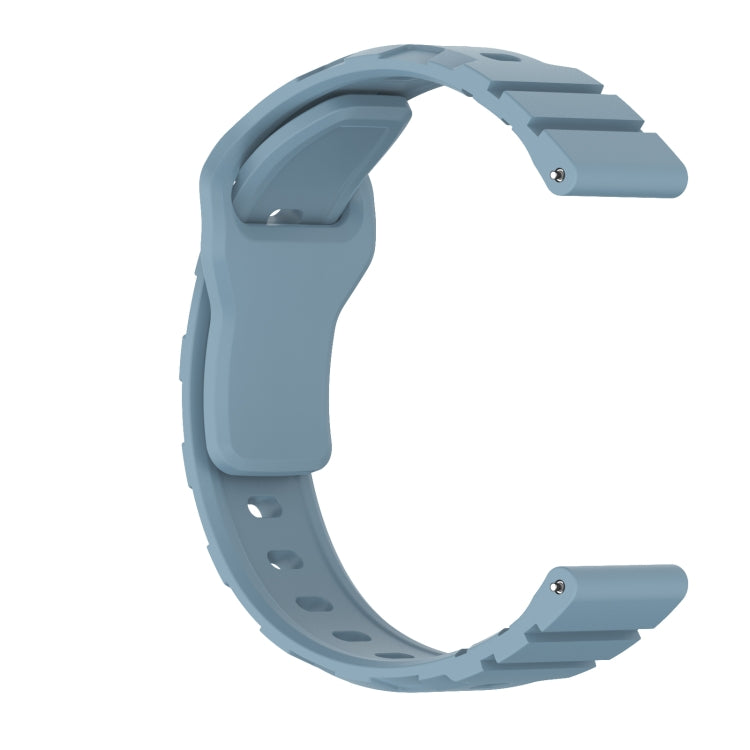 18mm Armor Silicone Watch Band(Rock Blue) - 18mm Bands by PMC TechLife | Online Shopping South Africa | PMC TechLife | Buy Now Pay Later Mobicred