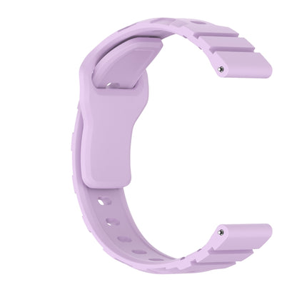 18mm Armor Silicone Watch Band(Purple) - 20mm Bands by PMC Jewellery | Online Shopping South Africa | PMC Jewellery