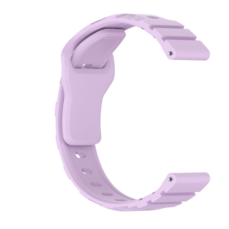 22mm Armor Silicone Watch Band(Purple) - 22mm Bands by PMC Jewellery | Online Shopping South Africa | PMC Jewellery