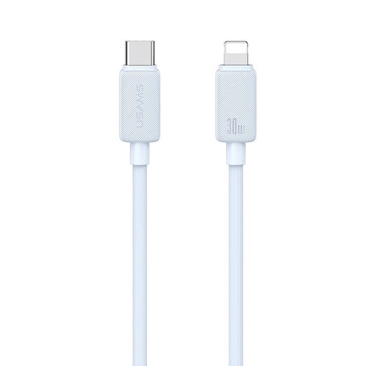 USAMS US-SJ692 USB-C / Type-C to 8 Pin 30W Striped Fast Charge Data Cable, Length:1m(Blue) - 2 in 1 Cable by USAMS | Online Shopping South Africa | PMC Jewellery | Buy Now Pay Later Mobicred