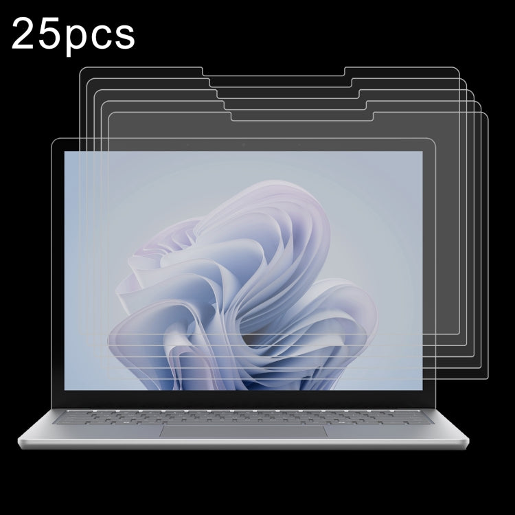 For Microsoft Surface Laptop 6 13.5 25pcs 9H 0.3mm Explosion-proof Tempered Glass Film - Screen Protection Film by PMC Jewellery | Online Shopping South Africa | PMC Jewellery | Buy Now Pay Later Mobicred