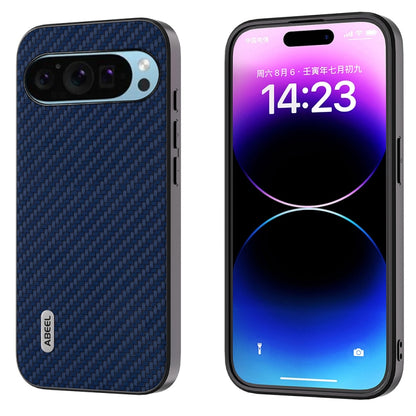 For Google Pixel 9 ABEEL Carbon Fiber Texture Protective Phone Case(Dark Blue) - Google Cases by PMC Jewellery | Online Shopping South Africa | PMC Jewellery | Buy Now Pay Later Mobicred