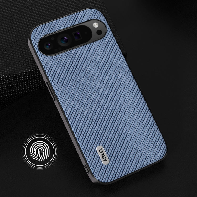 For Google Pixel 9 Pro ABEEL Carbon Fiber Texture Protective Phone Case(Light Blue) - Google Cases by PMC Jewellery | Online Shopping South Africa | PMC Jewellery | Buy Now Pay Later Mobicred