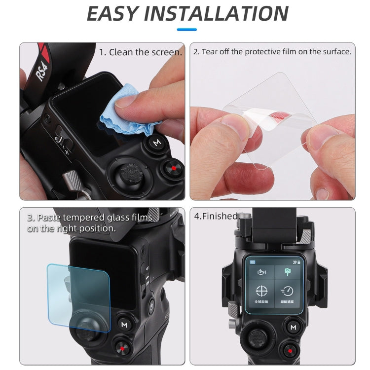 For DJI RS 4/RS 4 Pro/RS 3/RS 3 Pro Sunnylife  2pcs Screen Explosion proof Tempered Glass Film -  by Sunnylife | Online Shopping South Africa | PMC TechLife | Buy Now Pay Later Mobicred