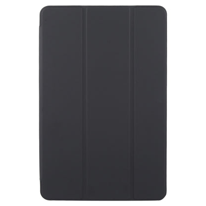 For Huawei MatePad SE 11 2024 Tri-fold Silicone Leather Tablet Case(Black) - Huawei by PMC Jewellery | Online Shopping South Africa | PMC Jewellery | Buy Now Pay Later Mobicred