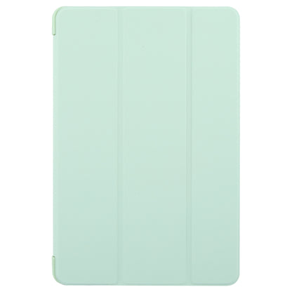 For Huawei MatePad SE 11 2024 Tri-fold Silicone Leather Tablet Case(Green) - Huawei by PMC Jewellery | Online Shopping South Africa | PMC Jewellery | Buy Now Pay Later Mobicred