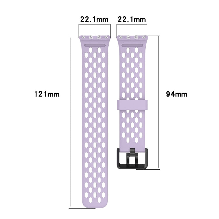 For Samsung Galaxy Fit 3 Hole Style Dual Buckle Silicone Watch Band(Yellow) - Watch Bands by PMC TechLife | Online Shopping South Africa | PMC TechLife