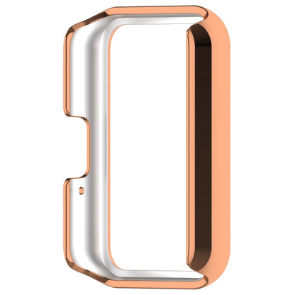 For Samsung Galaxy Fit 3 Diamond Half Pack Hollow PC Watch Protective Case(Rose Gold) - Watch Cases by PMC Jewellery | Online Shopping South Africa | PMC Jewellery