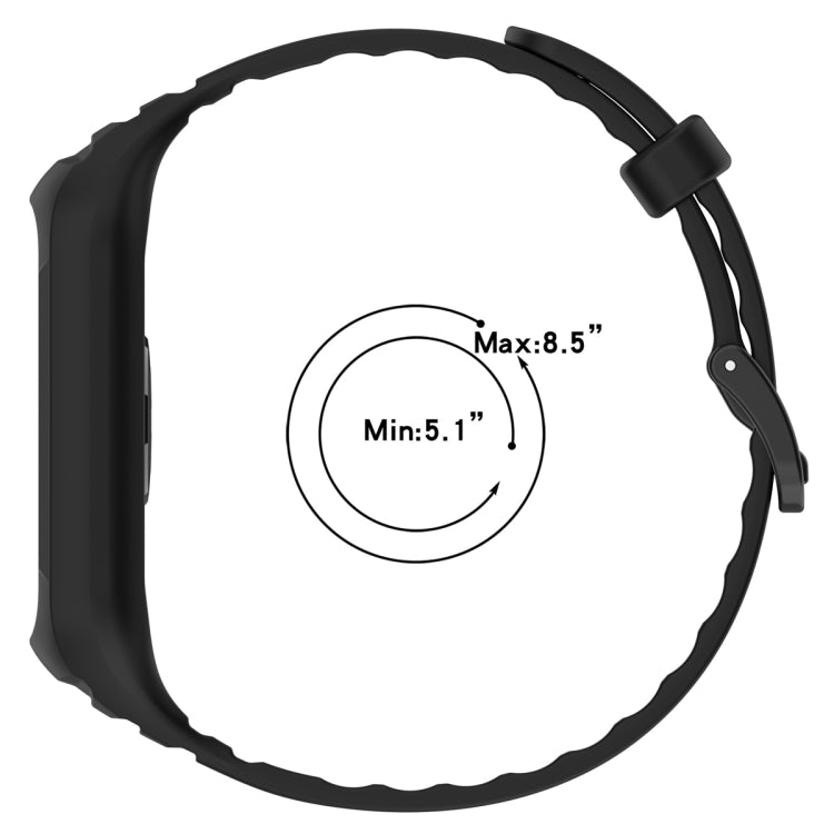 For Honor Band 10 / 9 Armor Integrated Silicone Watch Band(Red) - Watch Bands by PMC TechLife | Online Shopping South Africa | PMC TechLife | Buy Now Pay Later Mobicred