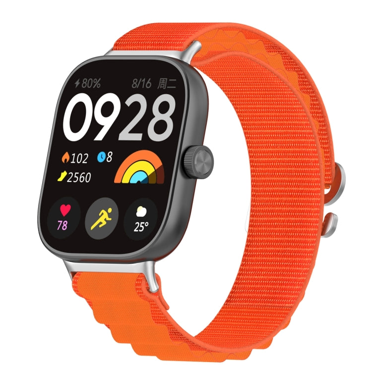 For Xiaomi Mi Band 8 Pro / Redmi Watch 4 Loop Nylon Watch Band(Orange) - Watch Bands by PMC Jewellery | Online Shopping South Africa | PMC Jewellery