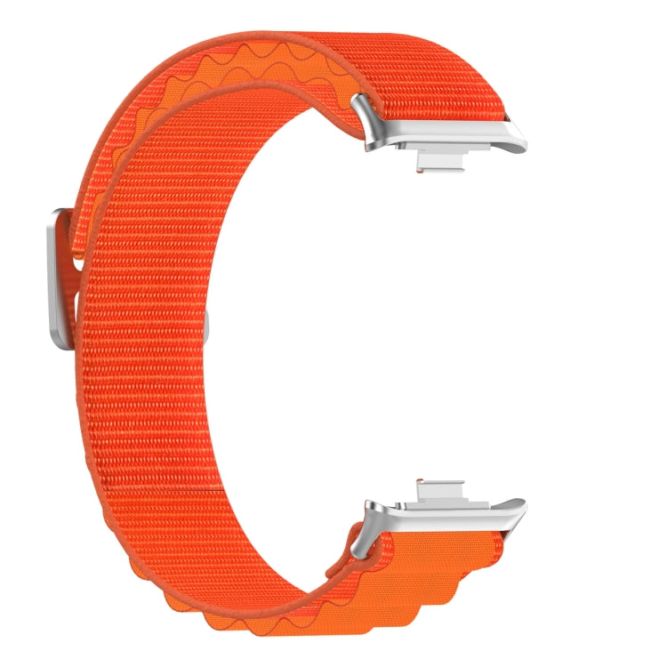 For Xiaomi Mi Band 8 Pro / Redmi Watch 4 Loop Nylon Watch Band(Orange) - Watch Bands by PMC Jewellery | Online Shopping South Africa | PMC Jewellery