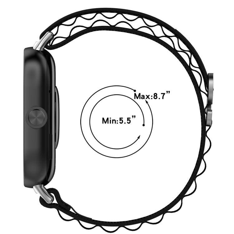 For Xiaomi Mi Band 8 Pro / Redmi Watch 4 Loop Nylon Watch Band(Black) - Watch Bands by PMC TechLife | Online Shopping South Africa | PMC TechLife